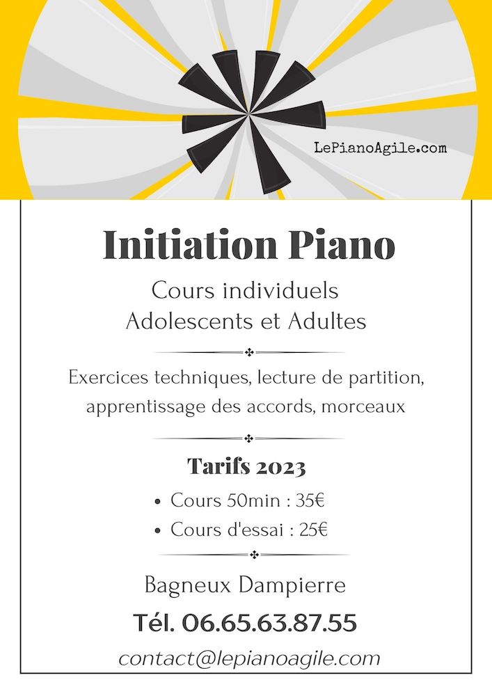 Services Cours initiation Piano Bagneux 92